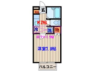 パセオステ－ブル泉中央の物件間取画像